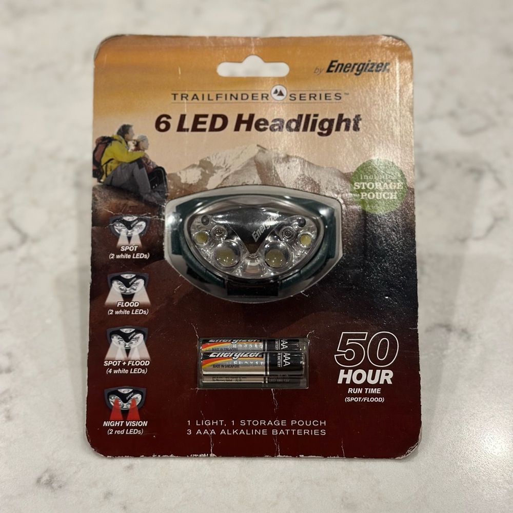 Energizer Trailfinder Series 6 LED Headlight / Headlamp